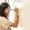 Omaha high school student at a whiteboard.